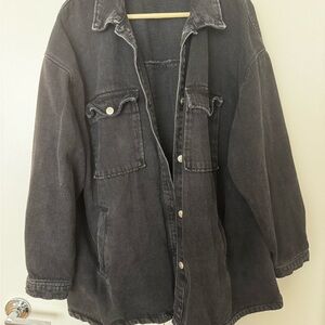 H&M Black Jean Jacket